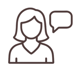 Symbol für persönliche Beratung und Kundenservice beim Obsthof Werner